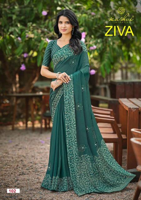 Kashvi ziva vol 1 saree womens clothing wholesale